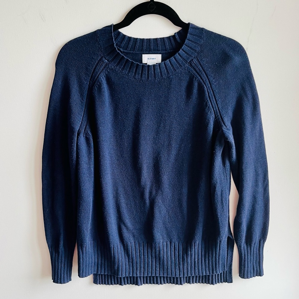 Old Navy Crew Neck Navy Sweater